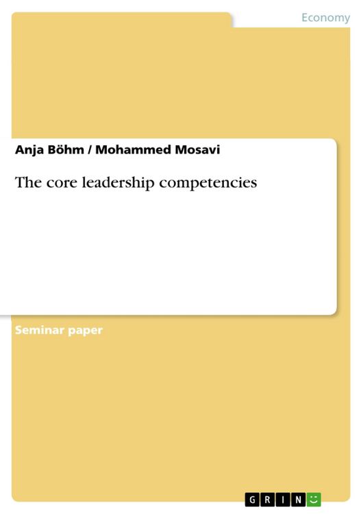 Produktbild: The core leadership competencies