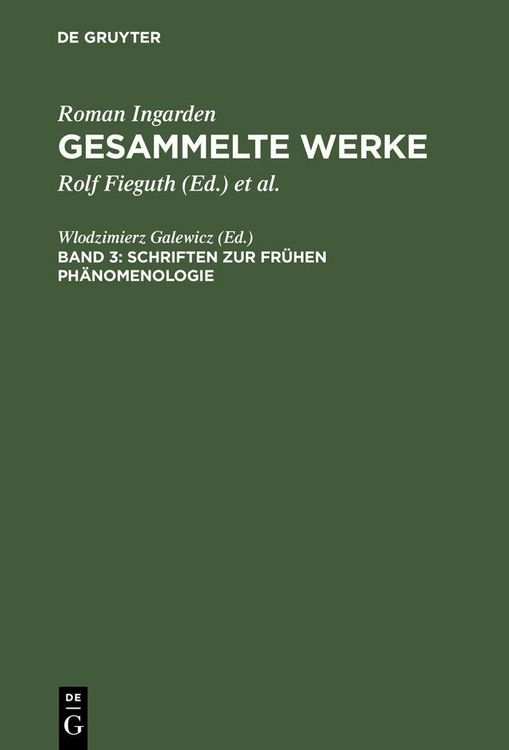Produktbild: Schriften zur fr&uuml;hen Ph&auml;nomenologie