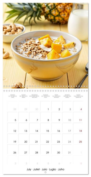 Produktbild: The Art of Muesli - A Year of Beautiful Breakfast Bowls (Wall Calendar 2027 12 &times; 12 Inch) CALVENDO 12 Month Wall Calendar