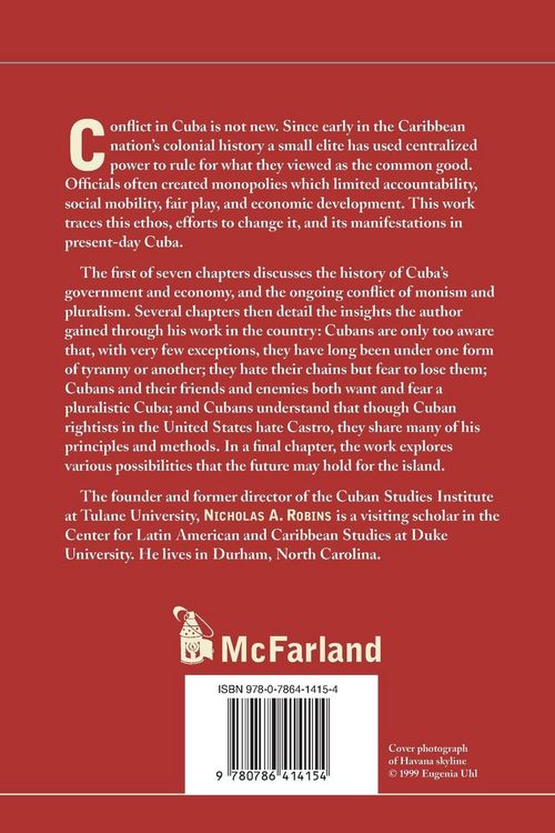 Produktbild: The Culture of Conflict in Modern Cuba