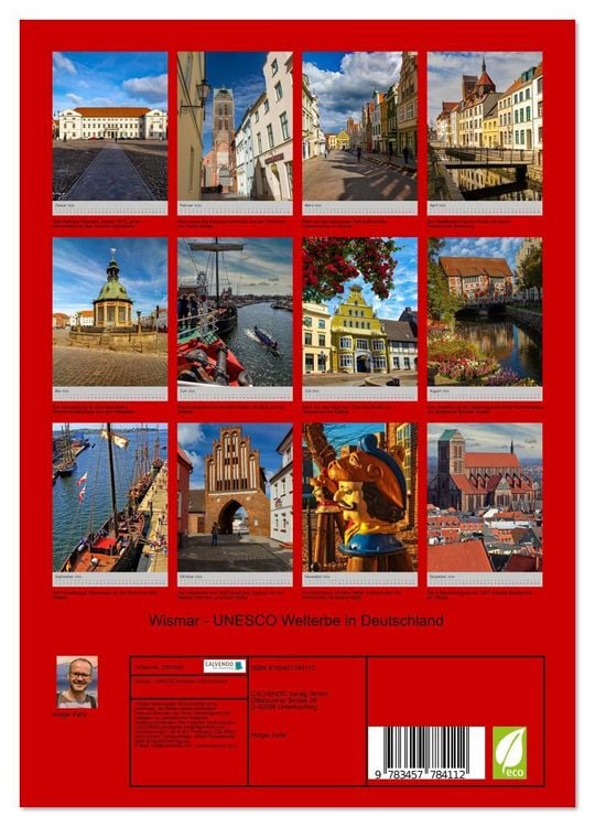 Produktbild: Wismar - UNESCO Welterbe in Deutschland (Wandkalender 2026 DIN A4 hoch), CALVENDO Monatskalender