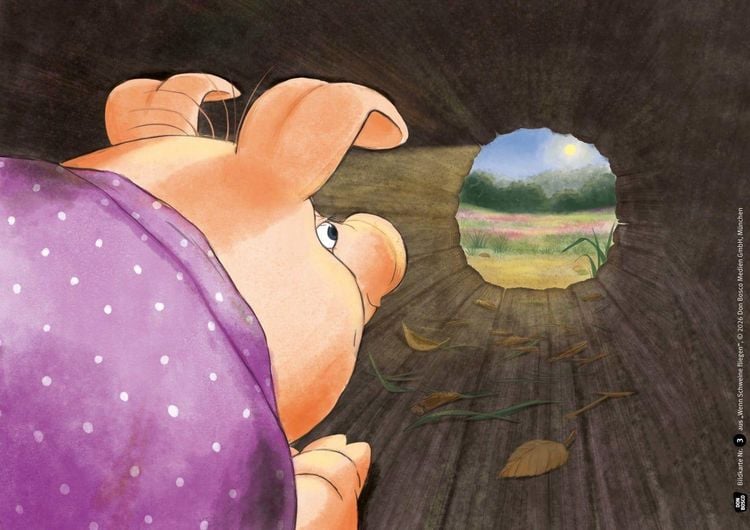 Produktbild: Wenn Schweine fliegen. Kamishibai Bildkartenset
