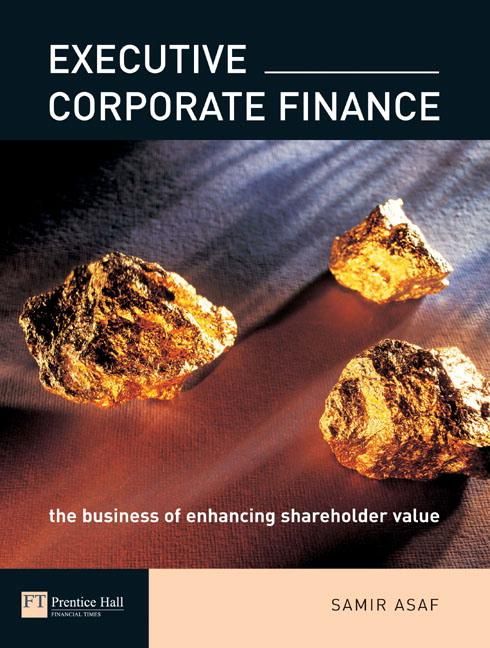 Produktbild: Asaf, S: Executive Corporate Finance