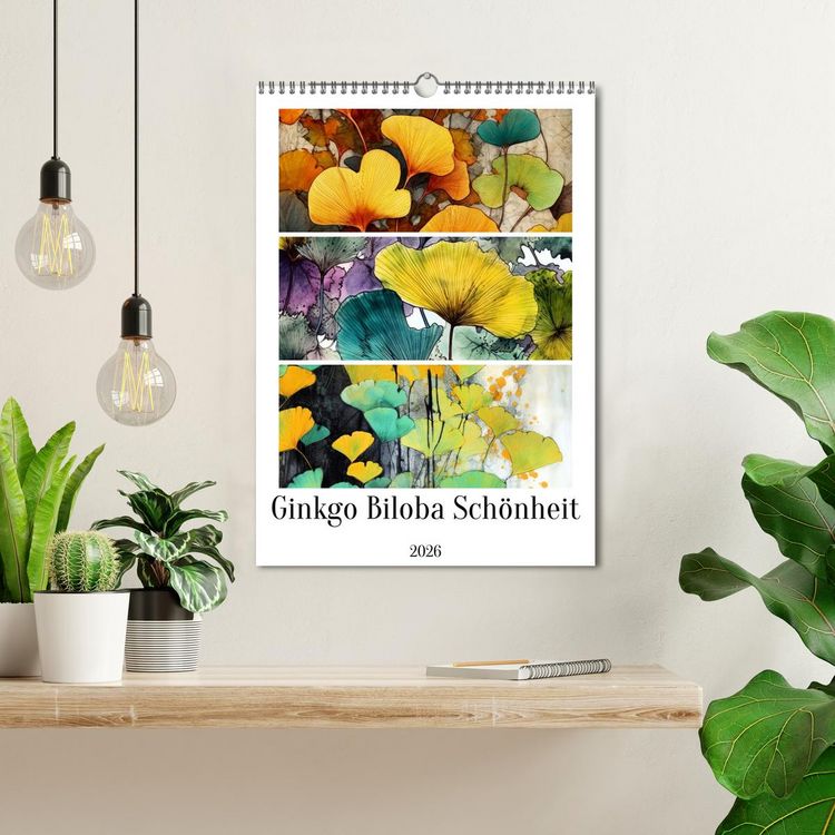 Produktbild: Ginkgo Biloba Sch&ouml;nheit (Wandkalender 2026 DIN A3 hoch), CALVENDO Monatskalender