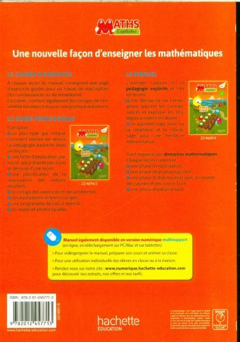 Produktbild: Maths explicites CM2 : cahier d'exercices