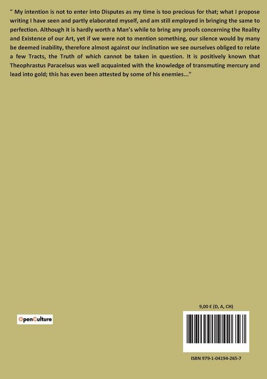 Produktbild: Instructions Respecting The Art Of Transmuting
