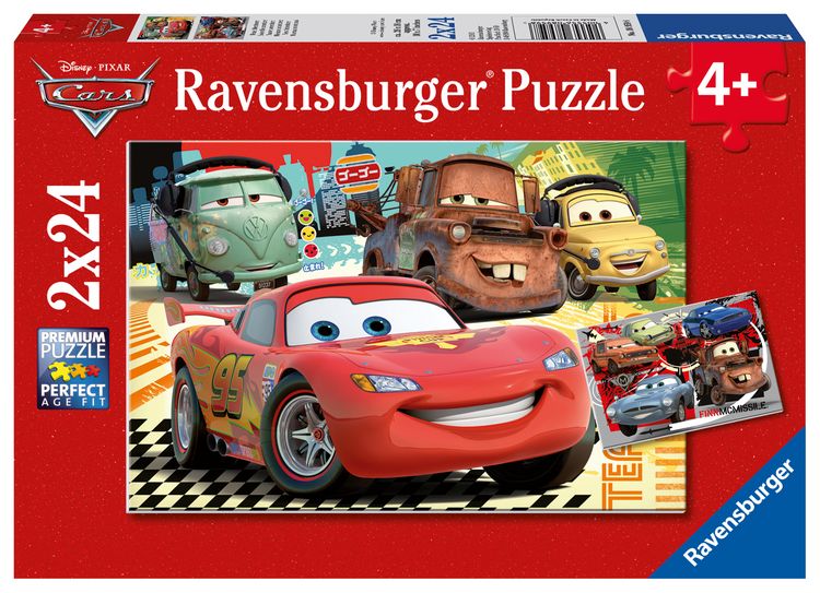 Produktbild: Puzzle Ravensburger DCA: Neue Abenteuer 2 X 24 Teile
