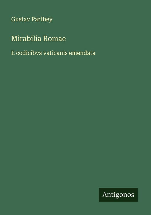 Produktbild: Mirabilia Romae