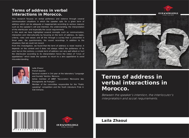 Produktbild: Terms of address in verbal interactions in Morocco.