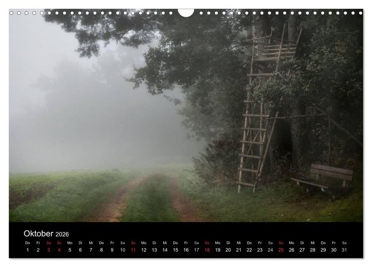 Produktbild: Kanzelkalender 2026 (Wandkalender 2026 DIN A3 quer), CALVENDO Monatskalender