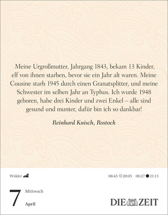 Produktbild: Was mein Leben reicher macht Tagesabrei&szlig;kalender 2027 - Gl&uuml;cksmomente f&uuml;r jeden Tag