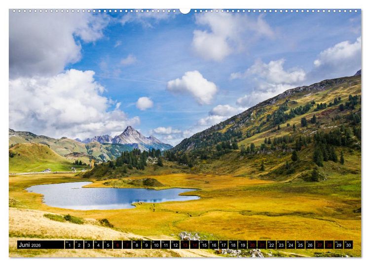 Produktbild: Wundersch&ouml;nes Lechtal (Wandkalender 2026 DIN A2 quer), CALVENDO Monatskalender