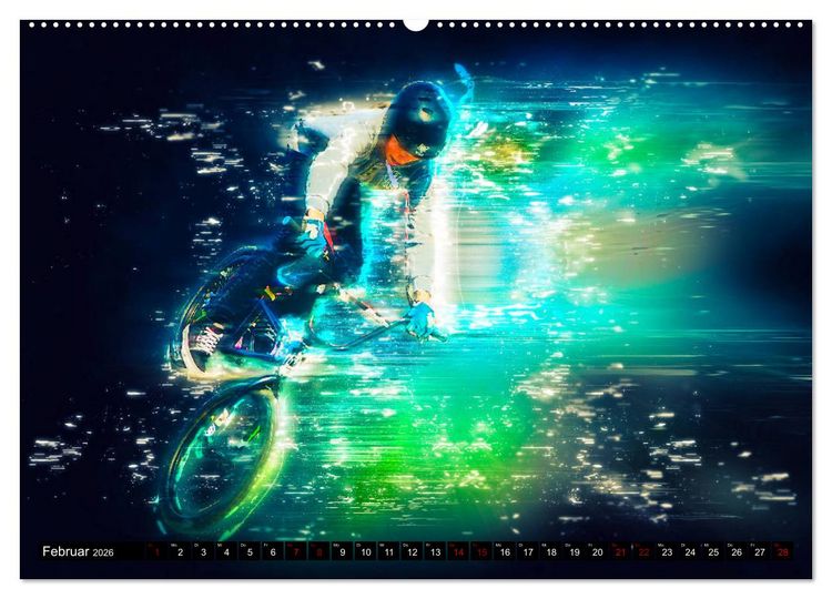 Produktbild: BMX Universum (hochwertiger Premium Wandkalender 2026 DIN A2 quer), Kunstdruck in Hochglanz