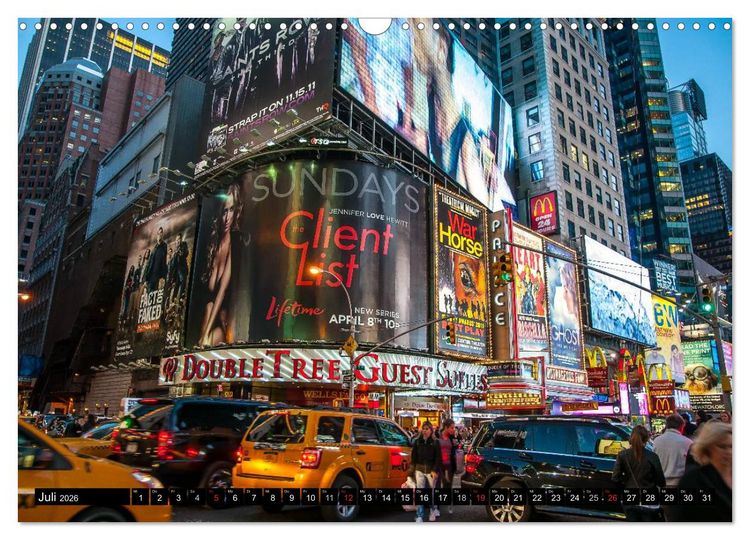 Produktbild: New York City - Zwischen Hudson und East River (Wandkalender 2026 DIN A3 quer), CALVENDO Monatskalender