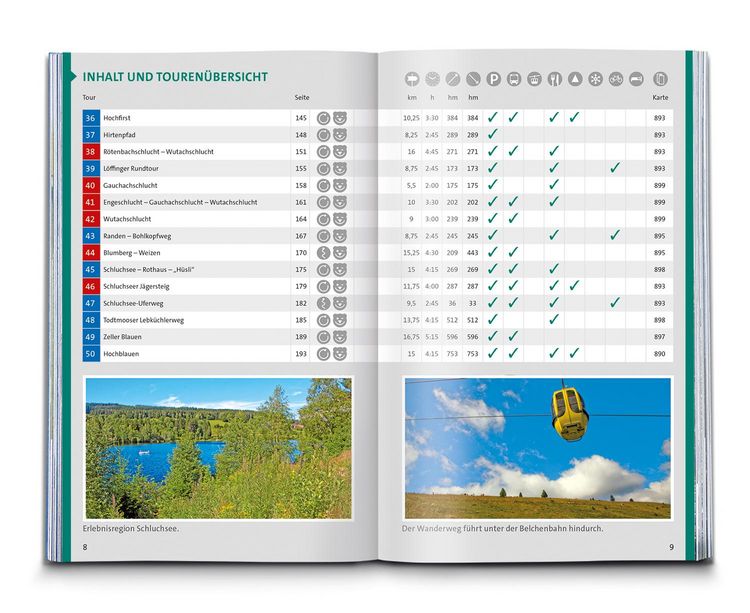Produktbild: KOMPASS Wanderf&uuml;hrer Schwarzwald S&uuml;d mit Naturpark, Kaiserstuhl und Markgr&auml;flerland, 60 Touren mit Extra-Tourenkarte