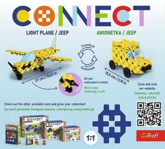 Produktbild: CONNECT S - Flugzeug / Auto 94 Teile + Anleitung