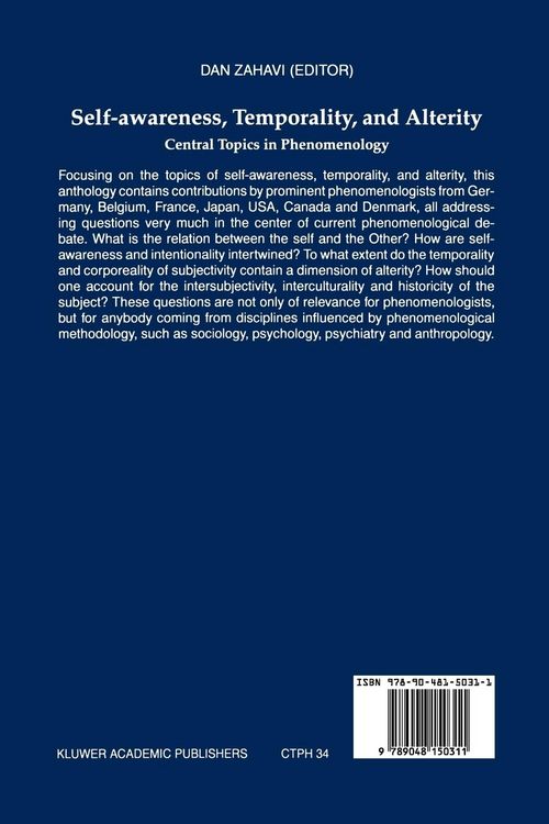 Produktbild: Self-Awareness, Temporality, and Alterity