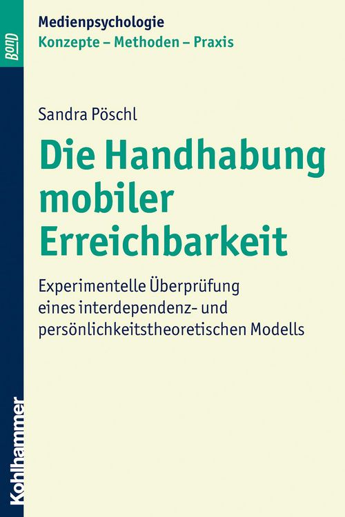 Produktbild: Die Handhabung mobiler Erreichbarkeit