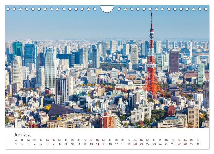 Produktbild: Japan - Im Land der aufgehenden Sonne. (Wandkalender 2026 DIN A4 quer), CALVENDO Monatskalender