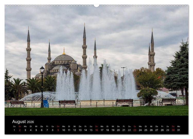 Produktbild: Istanbul (Wandkalender 2026 DIN A2 quer), CALVENDO Monatskalender