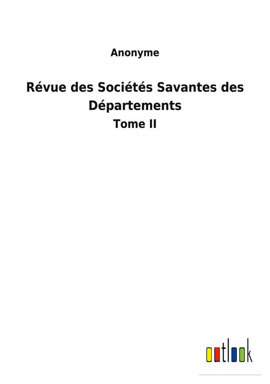 Produktbild: R&eacute;vue des Soci&eacute;t&eacute;s Savantes des D&eacute;partements