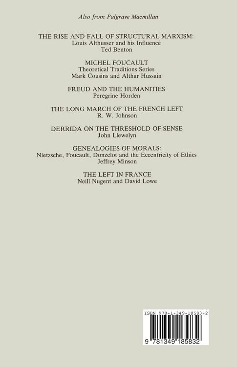 Produktbild: Intellectuals and the Left in France Since 1968
