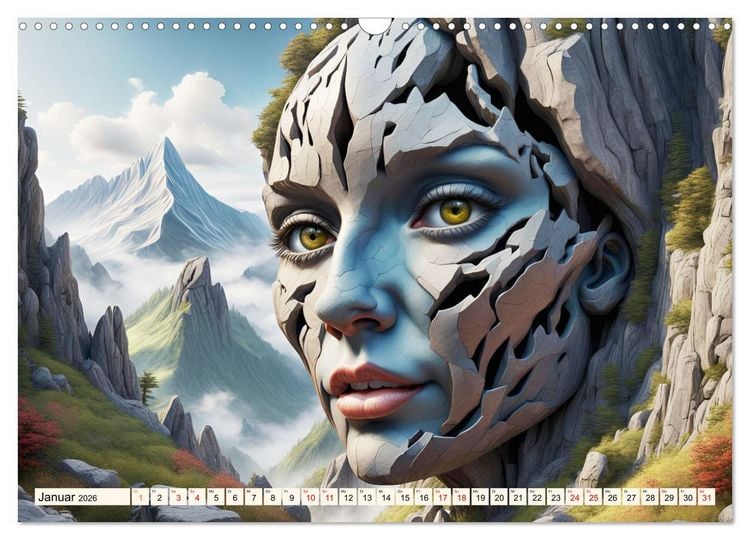 Produktbild: Berg Charaktere (Wandkalender 2026 DIN A3 quer), CALVENDO Monatskalender