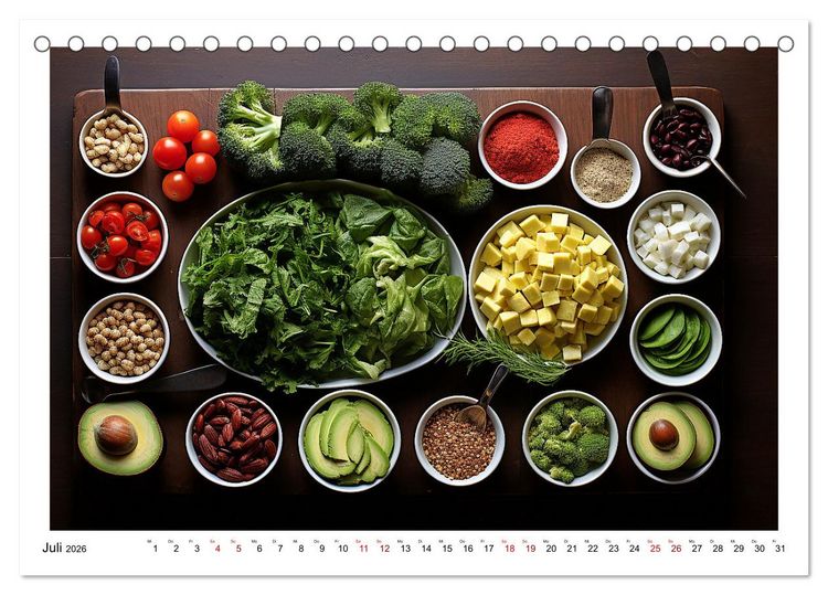 Produktbild: Ordentlich Ketogen (Tischkalender 2026 DIN A5 quer), CALVENDO Monatskalender