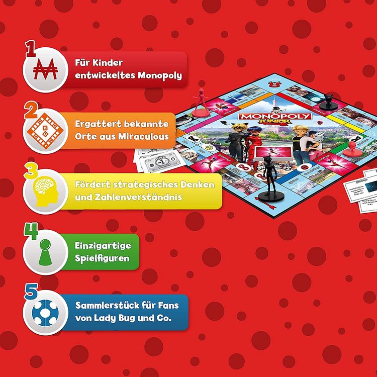 Produktbild: Monopoly Junior Miraculous