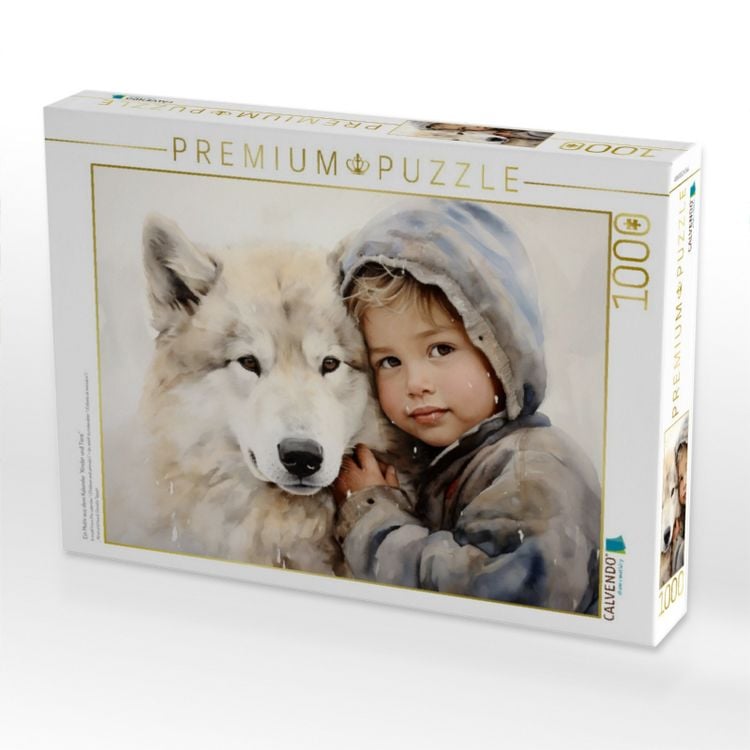 Produktbild: CALVENDO Puzzle Ein Motiv aus dem Kalender "Kinder und Tiere" | 1000 Teile Lege-Gr&ouml;&szlig;e 64x48cm Foto-Puzzle f&uuml;r gl&uuml;ckliche Stunden