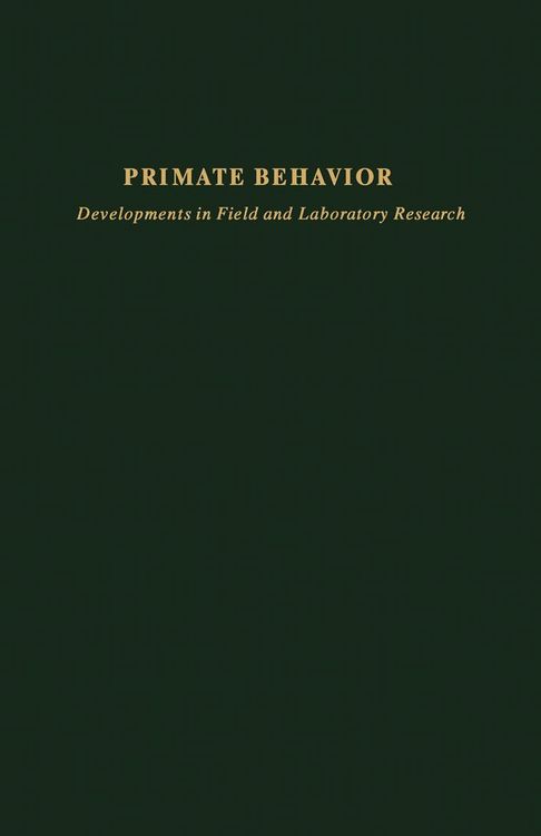 Produktbild: Primate Behavior