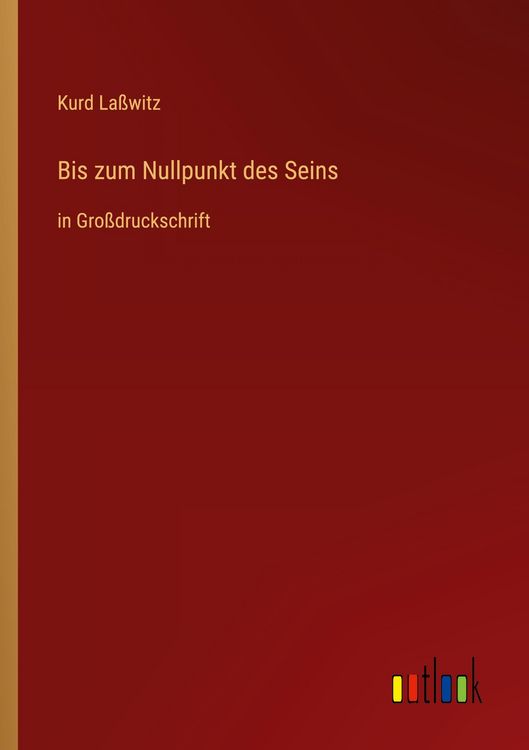 Produktbild: Bis zum Nullpunkt des Seins
