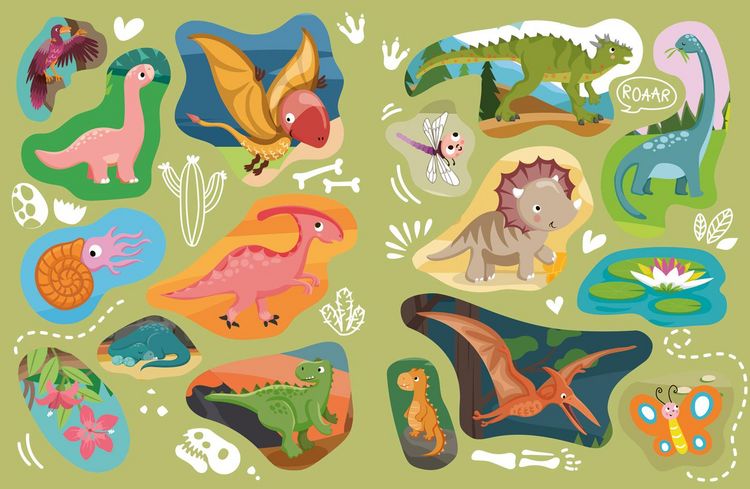 Produktbild: Mein kleines Sticker-Malbuch. Dinosaurier