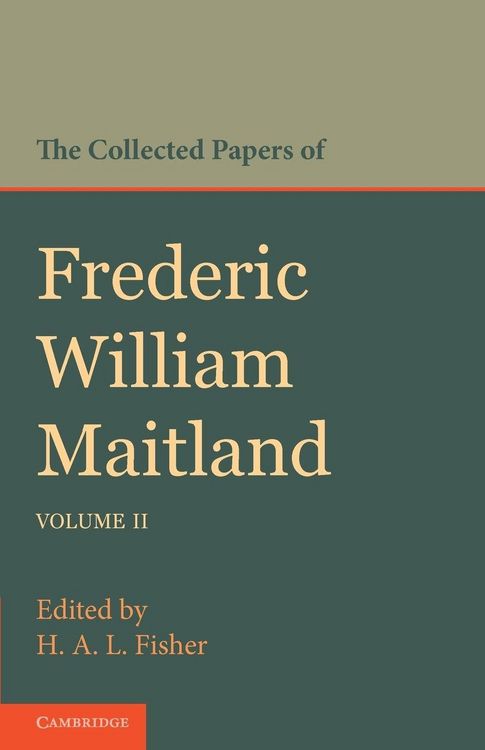 Produktbild: The Collected Papers of Frederic William Maitland