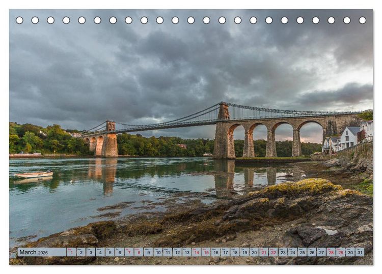 Produktbild: Beautiful Wales (Desk Calendar 2026 DIN A5 landscape), CALVENDO 12 Month DeskCalendar