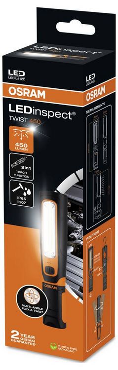 Produktbild: Osram Automotive LEDIL412C LEDInspect TWIST450 LED Arbeitsleuchte akkubetrieben 450lm