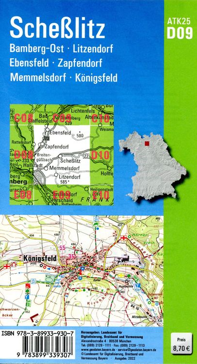 Produktbild: Sche&szlig;litz 1 : 25 000