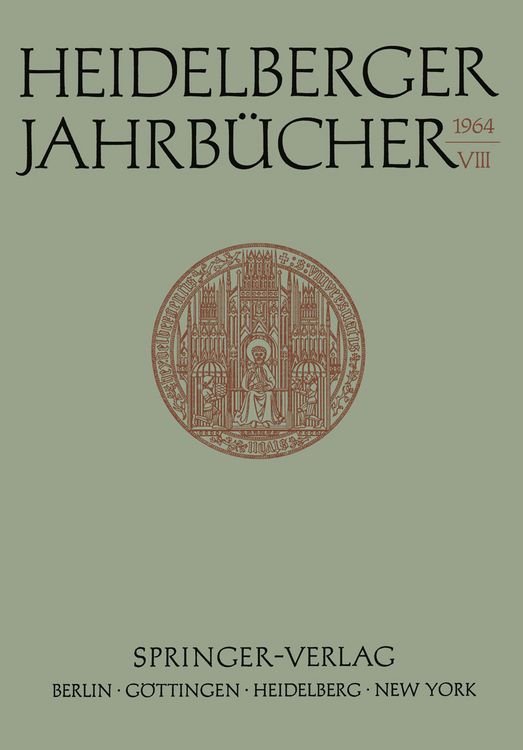 Produktbild: Heidelberger Jahrb&uuml;cher