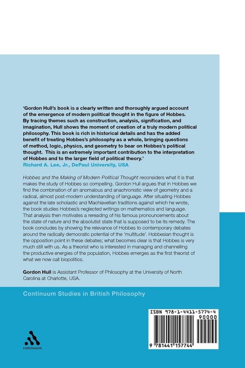 Produktbild: Hobbes and the Making of Modern Political Thought