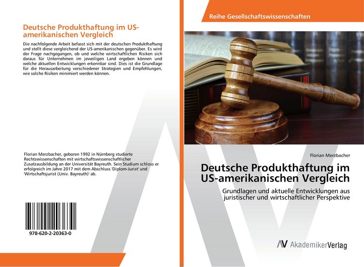 Produktbild: Deutsche Produkthaftung im US-amerikanischen Vergleich