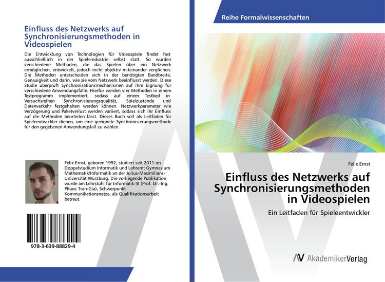 Produktbild: Einfluss des Netzwerks auf Synchronisierungsmethoden in Videospielen