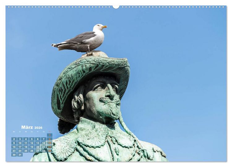 Produktbild: M&ouml;wen frech und witzig (Wandkalender 2026 DIN A2 quer), CALVENDO Monatskalender