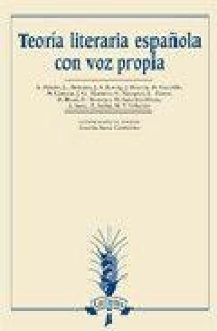 Produktbild: Teor&iacute;a literaria espa&ntilde;ola con voz propia