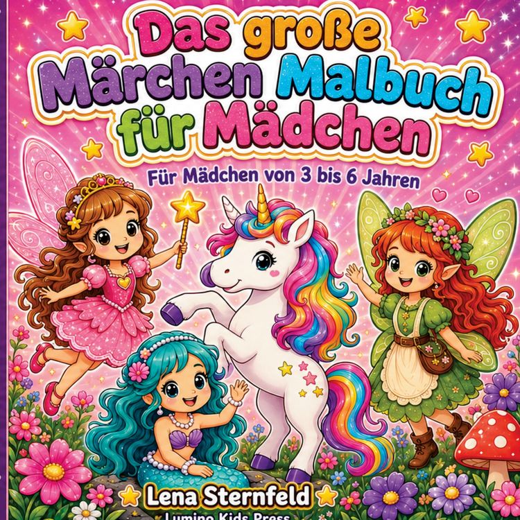 Produktbild: Das gro&szlig;e M&auml;rchen Malbuch f&uuml;r M&auml;dchen