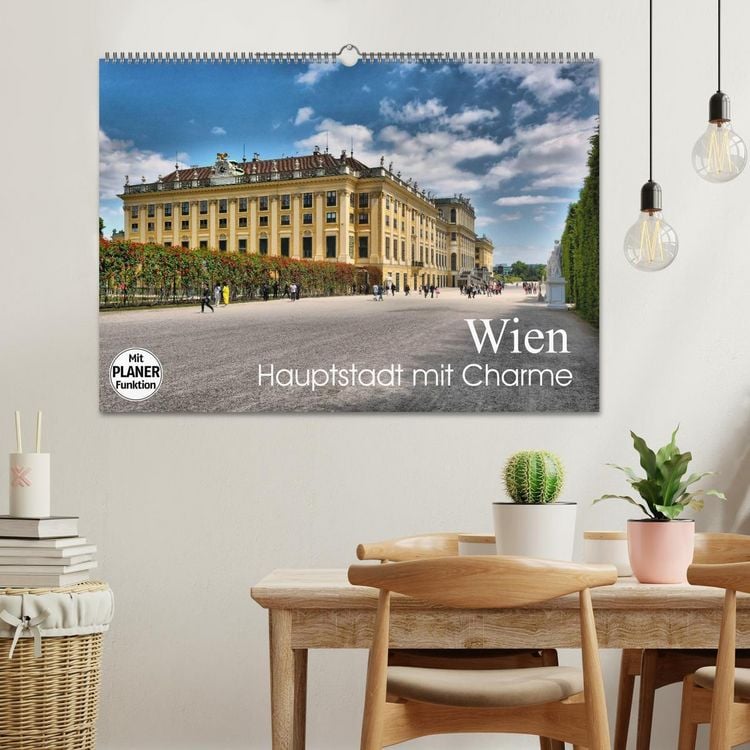 Produktbild: Wien - Haupstadt mit Charme (Wandkalender 2026 DIN A2 quer), CALVENDO Monatskalender