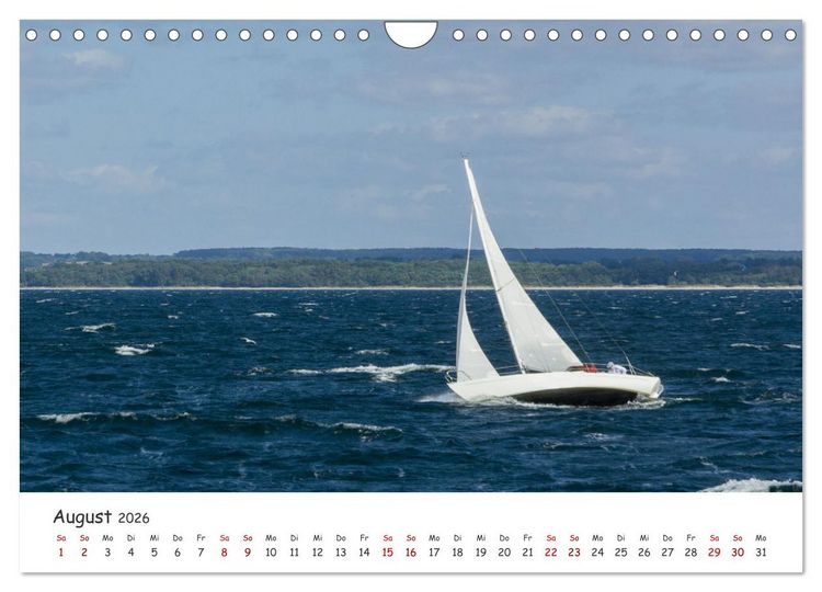 Produktbild: Travem&uuml;nder Woche vom Windjammer aus (Wandkalender 2026 DIN A4 quer), CALVENDO Monatskalender