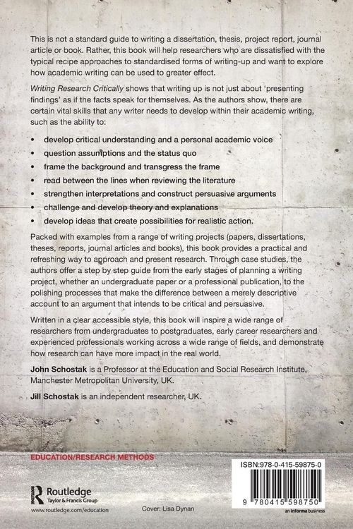 Produktbild: Writing Research Critically