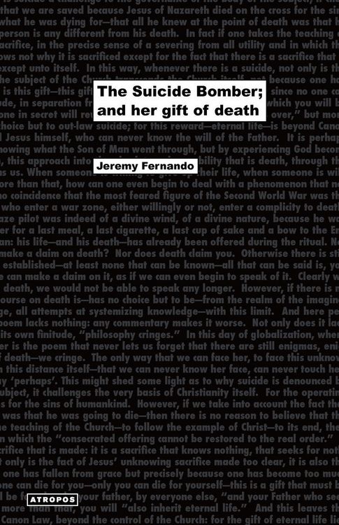 Produktbild: Fernando, J: Suicide Bomber; And Her Gift of Death