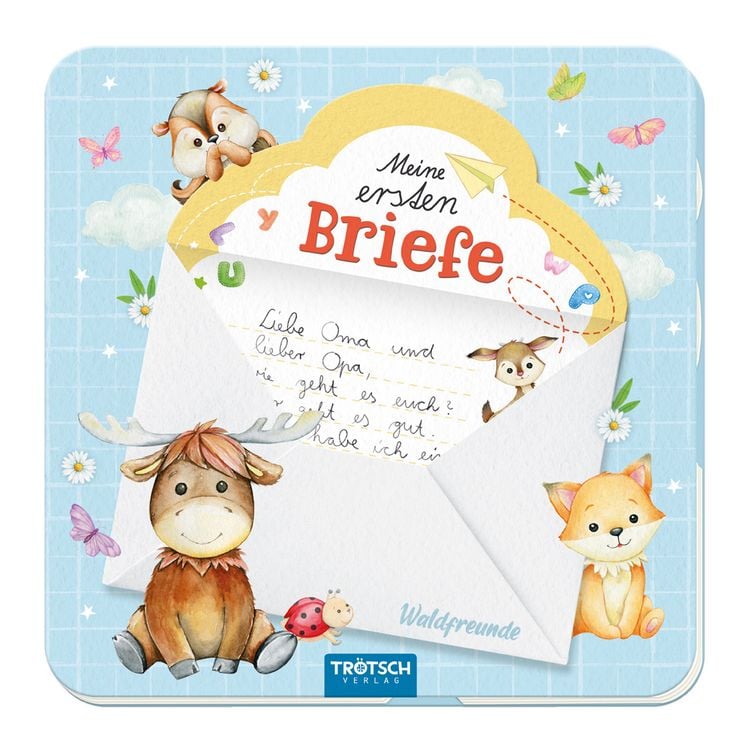 Produktbild: Tr&ouml;tsch Meine ersten Briefe Briefpapierbuch Waldfreunde
