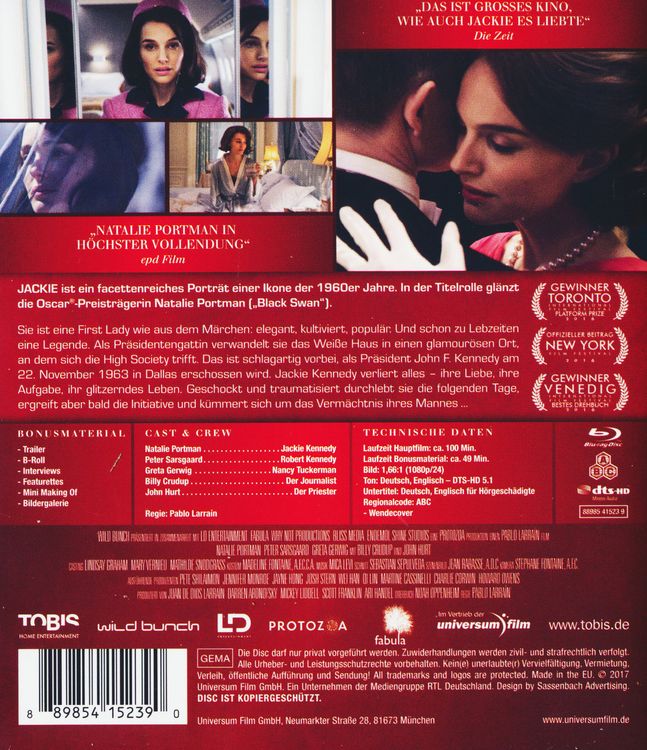 Produktbild: Jackie - Die First Lady
